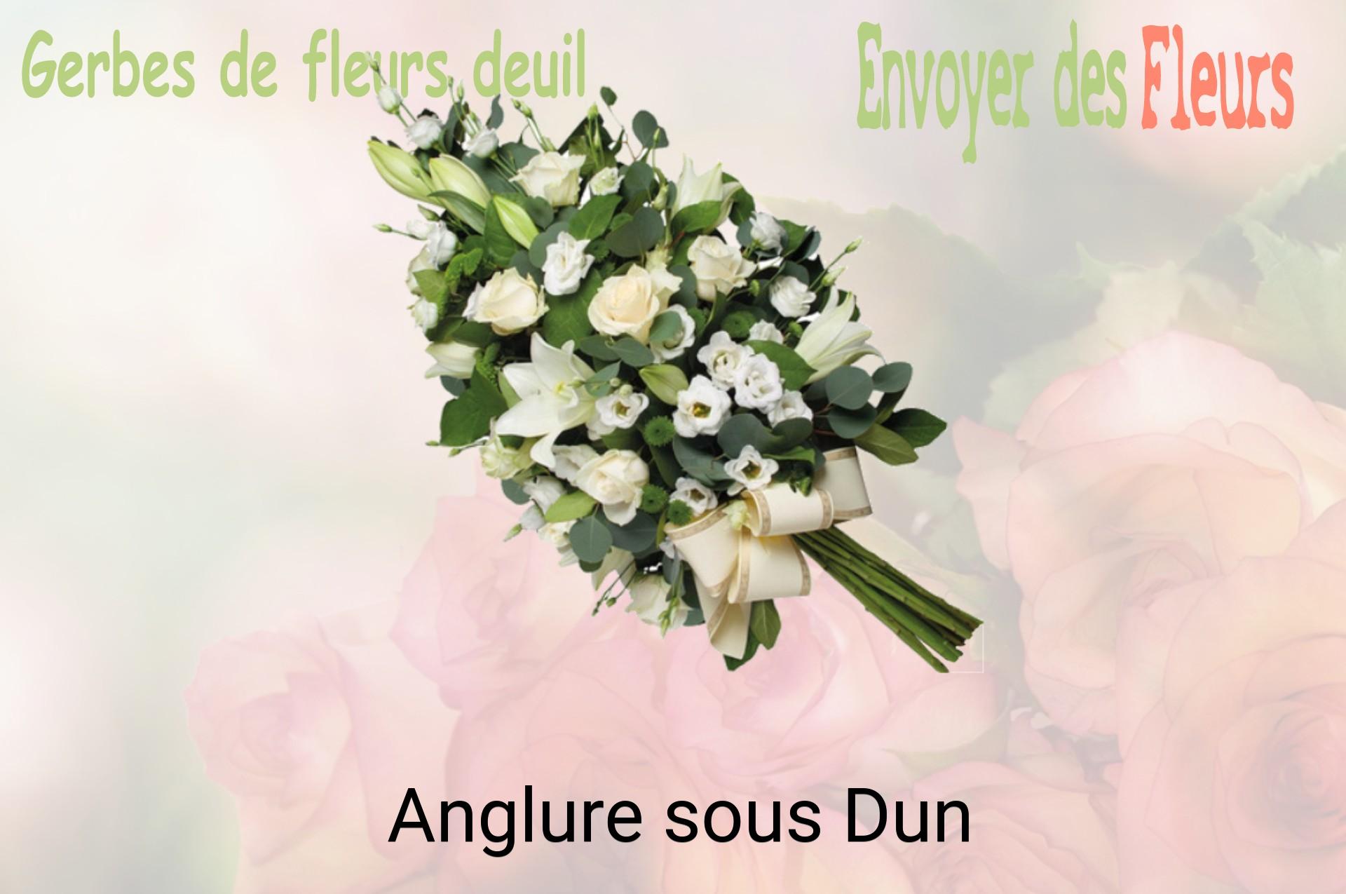 Gerbe de fleurs de deuil livrée à Anglure-sous-Dun